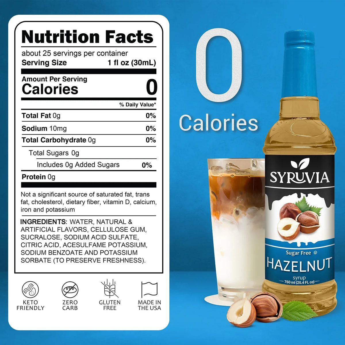 Sugar-Free Hazelnut Syrup