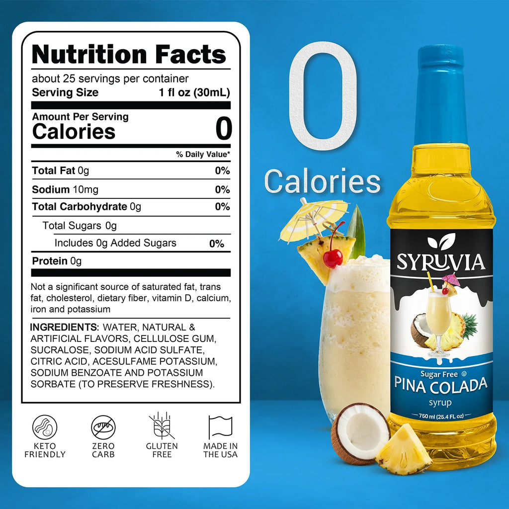 Sugar-Free Pina Colada Syrup