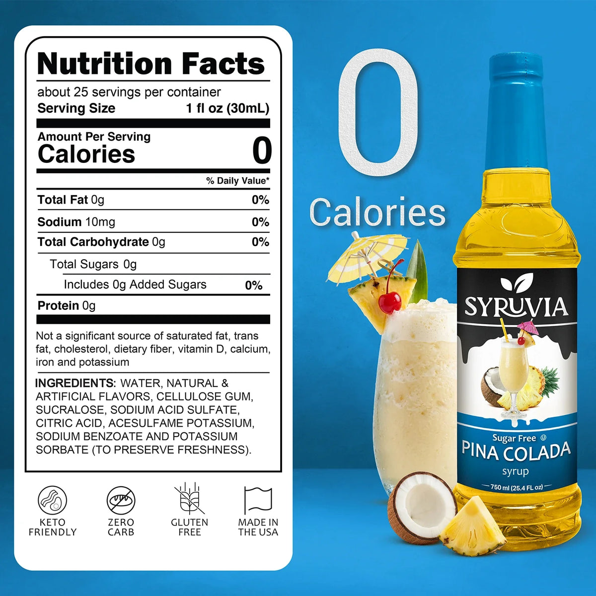 Sugar-Free Pina Colada Syrup