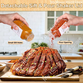 Glass spice containers
