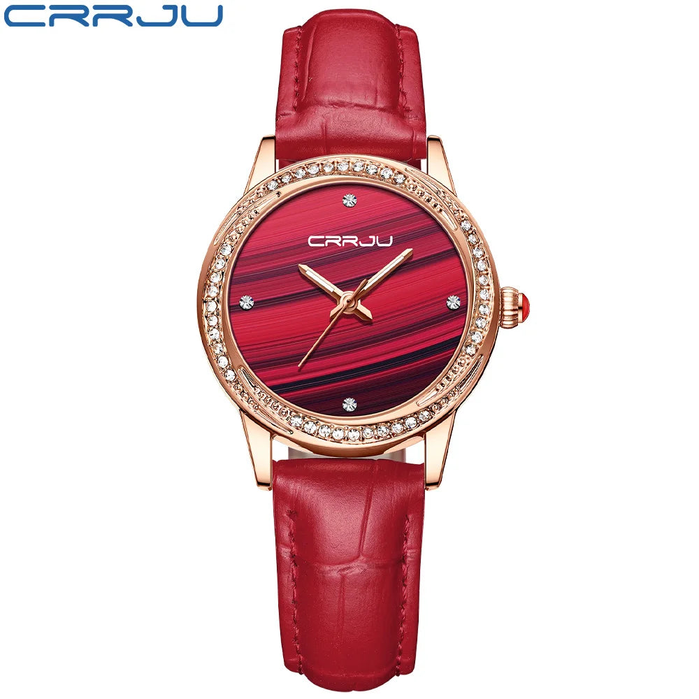 Fashion Watch For Women Leather Belt Watches Ladies Luxury Analog Quartz Luminous Wristwatch Clock Relogio Feminino