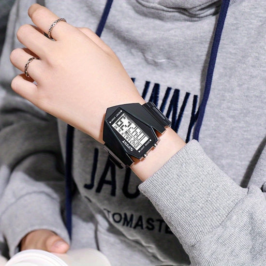 Multi-Function Aircraft Watch for Junior High School Students, Boys and Girls, Sports Electronic Watch