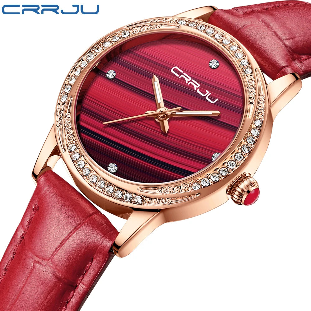 Fashion Watch For Women Leather Belt Watches Ladies Luxury Analog Quartz Luminous Wristwatch Clock Relogio Feminino