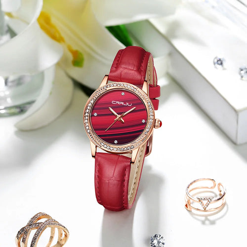 Fashion Watch For Women Leather Belt Watches Ladies Luxury Analog Quartz Luminous Wristwatch Clock Relogio Feminino