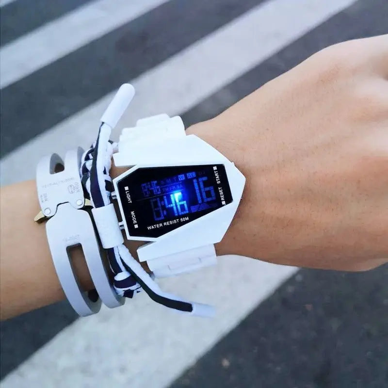 Multi-Function Aircraft Watch for Junior High School Students, Boys and Girls, Sports Electronic Watch