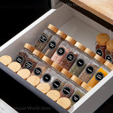 Glass spice containers