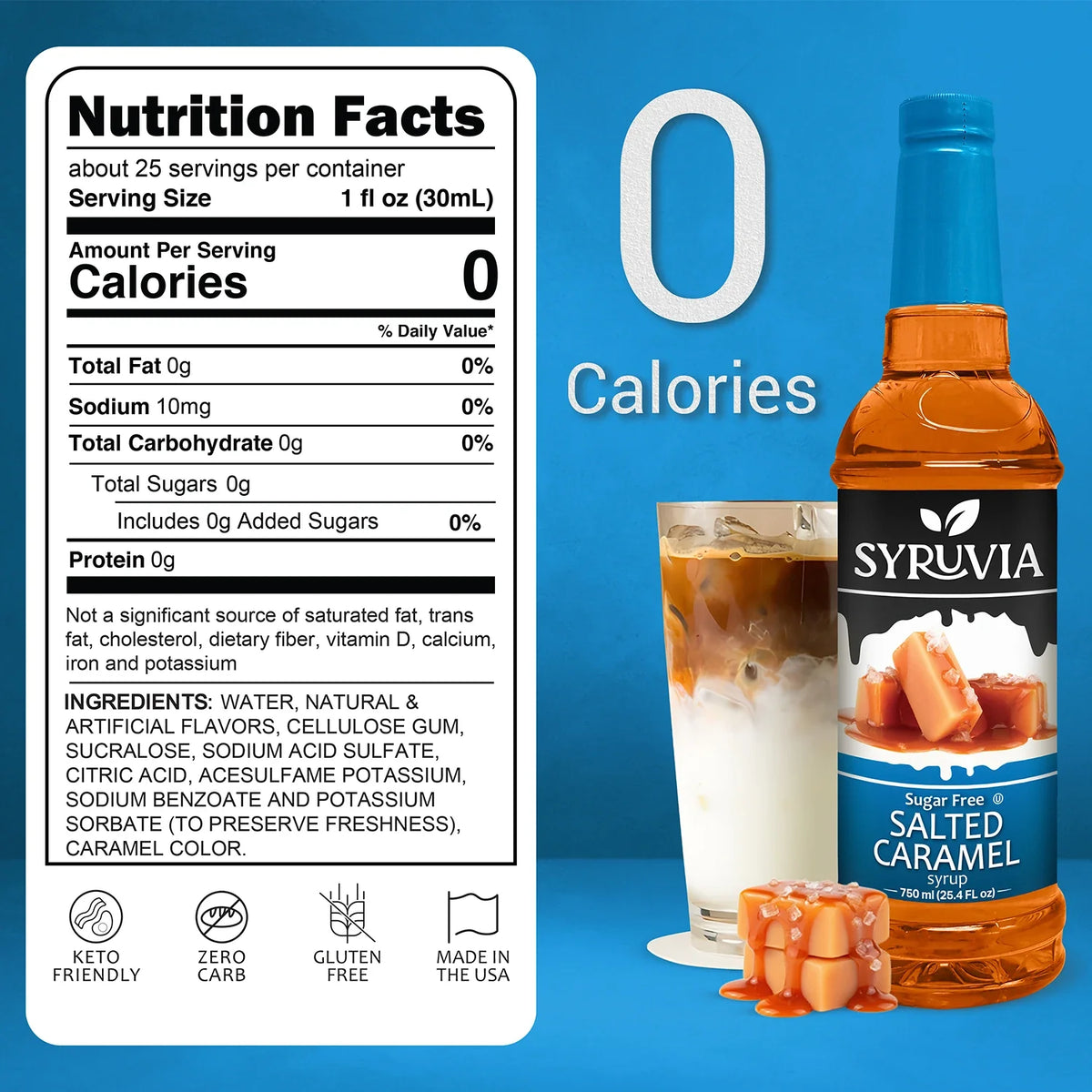 Sugar-Free Salted Caramel Syrup