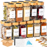 Glass spice containers