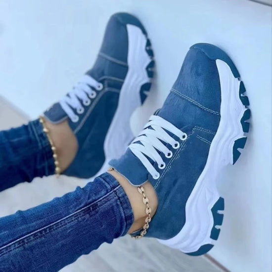 Sneakers Women Shoes 2023 Pattern Canvas Shoe Casual Women Sport Shoes Flat Lace-Up Adult Zapatillas Mujer Chaussure Femme