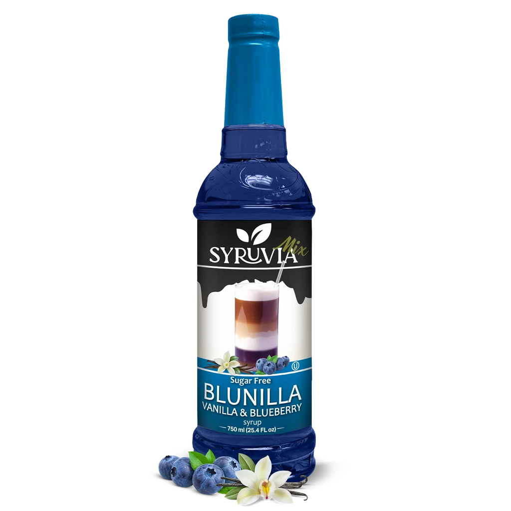 Sugar-Free BLUNILLA Syrup™ Vanilla Blueberry